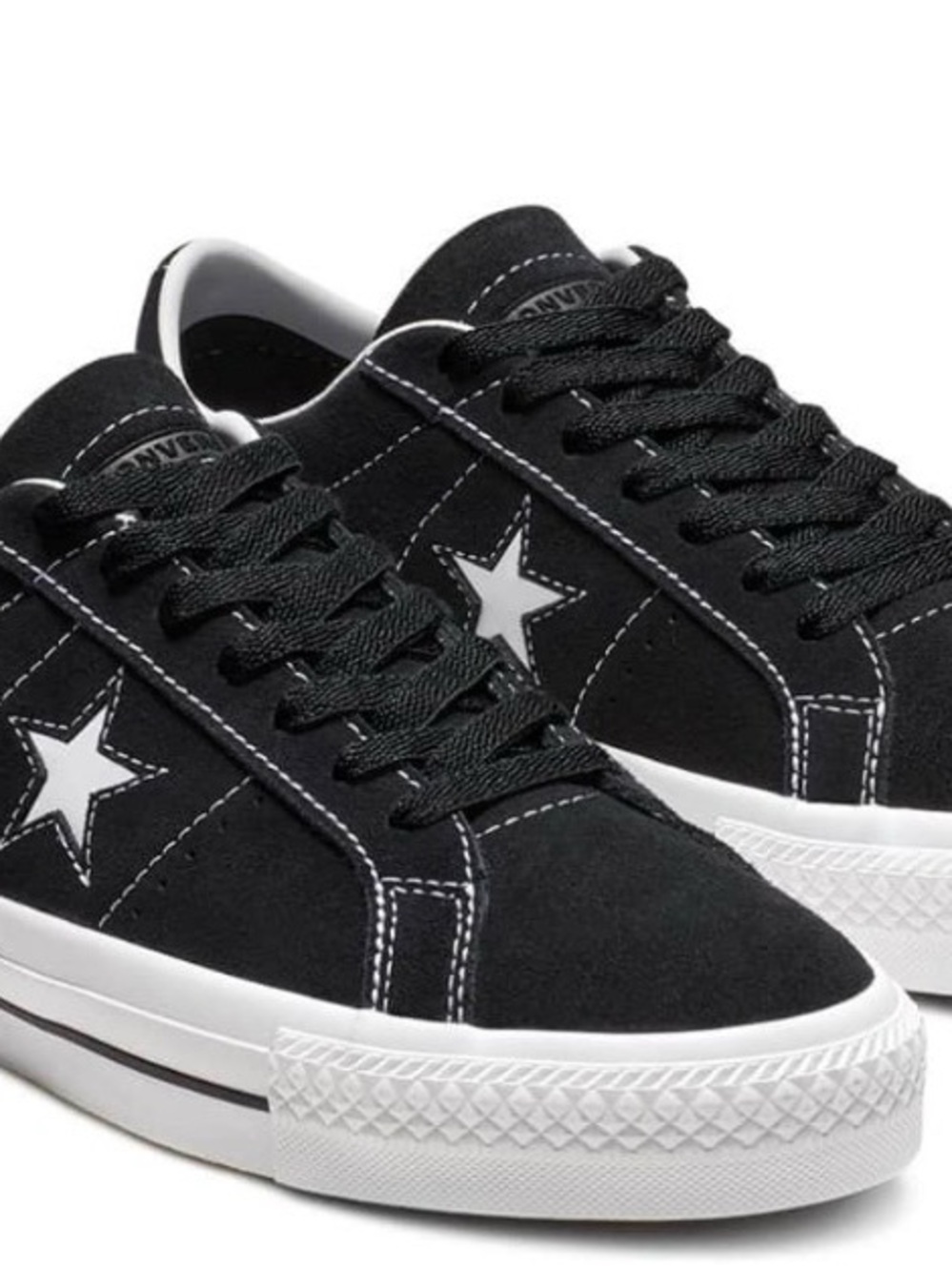 Converse Black & White Low Top One Star Sneakers size 9.5